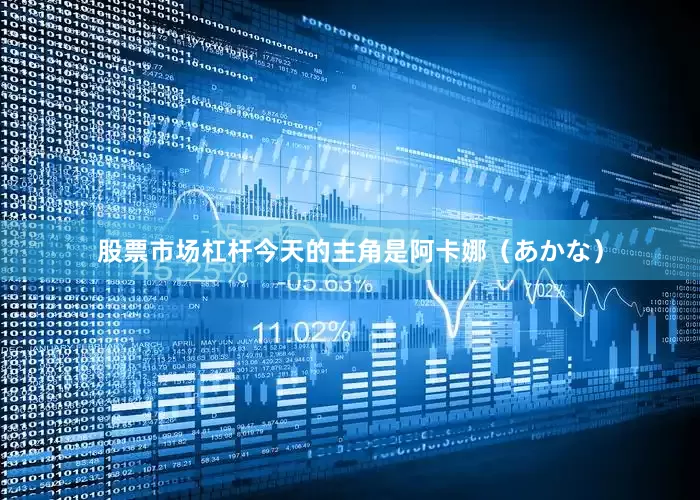 股票市场杠杆今天的主角是阿卡娜（あかな）