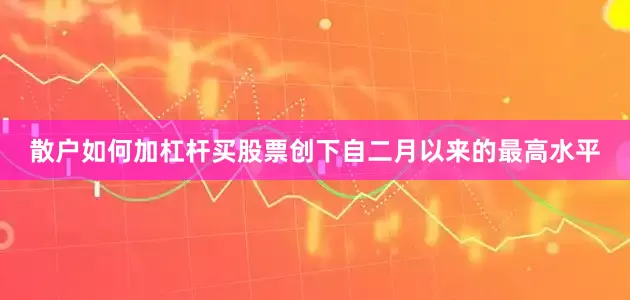 散户如何加杠杆买股票创下自二月以来的最高水平